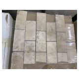TUMBLED CHIARO BRICK MOSAIC TILE