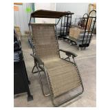 OVER SIZED FOLD UP CHAIR WITH CANOPY