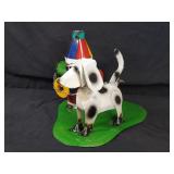 New Recycled Metal Garden Art Dog Peeing on Fire Hydrant
