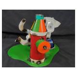 New Recycled Metal Garden Art Dog Peeing on Fire Hydrant