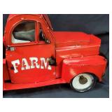 New Recycled Metal Garden Art Farm Truck Hauling A Windmill
