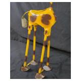 New Large Recycled Metal Garden Art Giraffe