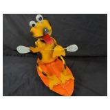 New Recycled Metal Garden Art Paddle Boarding / Surfing / Kayaking Frog