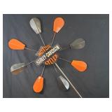 New Recycled Metal Garden Art Large Harley Davidson Wind Spinner