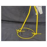New Large Recycled Metal Garden Art Crane with Fish in Mouth
