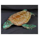 New Recycled Metal Garden Art Turtle