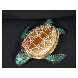 New Recycled Metal Garden Art Turtle