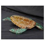 New Recycled Metal Garden Art Turtle