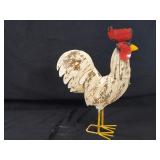 New Recycled Metal Garden Art Chicken Rooster