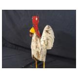New Recycled Metal Garden Art Chicken Rooster