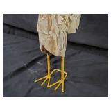 New Recycled Metal Garden Art Chicken Rooster