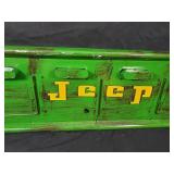 New Recycled Metal Jeep Tailgate Sign
