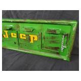 New Recycled Metal Jeep Tailgate Sign
