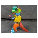 New Recycled Metal Garden Art Dinosaur