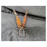 New Recycled Metal Garden Art Butterfly