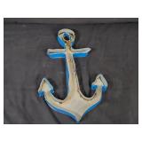 New Recycled Metal Garden Art Anchor
