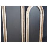 2 New Recycled Wood Chalkboards