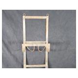 New Recycled Metal Wine Rack and Basket