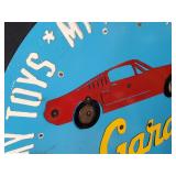 New Recycled Metal Hanging Garage Sign