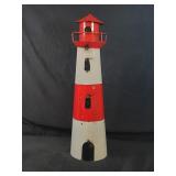 New Large Recycled Metal Garen Art Lighthouse