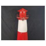 New Large Recycled Metal Garen Art Lighthouse
