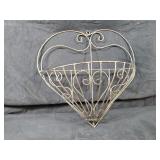 New Recycled Metal Heart Planter / Plant Holder / Trellis