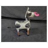 New Recycled Metal Garden Art Cow