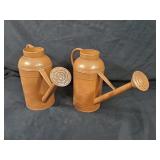 2 New Metal Watering Cans