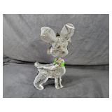 New Recycled Metal Garden Art Dog