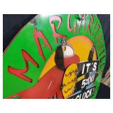 New Large Recycled Metal Margaritaville Sign