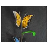 New Large Recycled Metal Garden Art Butterflies