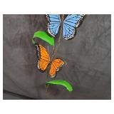 New Large Recycled Metal Garden Art Butterflies