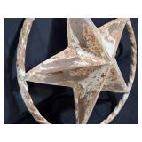 New Recycled Metal Garden Art Star