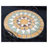 New Mosaic Tile Tricycle Plant Stand