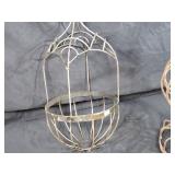 2 New Recycled Metal Planters