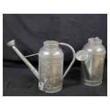 2 New Metal Watering Cans