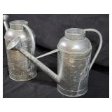 2 New Metal Watering Cans