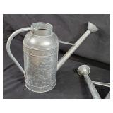 2 New Metal Watering Cans