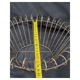 New 3 Piece Set of Recycled Metal Garden Art Baskets