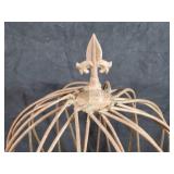 New Recycled Metal Dome Trellis with Finial