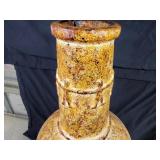 Brand New Clay Chiminea Fire Pit with Stand and Rain Cap