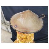 Brand New Clay Chiminea Fire Pit with Stand and Rain Cap