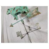 New Recycled Metal Big Cow Weathervane