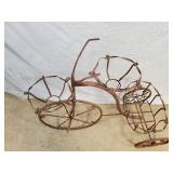 New Recycled Metal Large Trike Bike Planter
