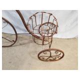 New Recycled Metal Large Trike Bike Planter