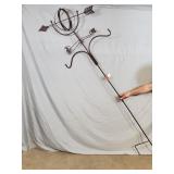 New Armillary Weathervane w/ Double Shepherd Hook