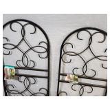 2 New Panacea Metal Scroll Trellis