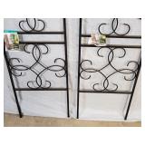 2 New Panacea Metal Scroll Trellis
