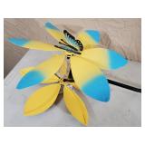 New Double Wind Spinner with Solar Light