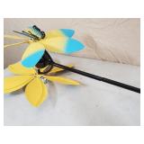 New Double Wind Spinner with Solar Light
